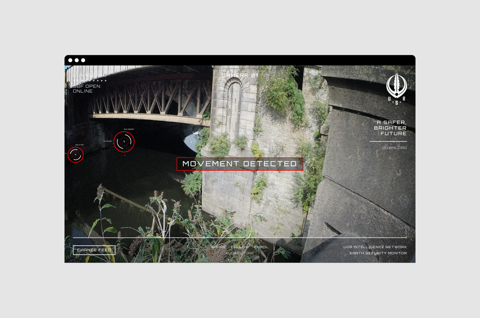 Beyond Flesh and Blood UGR Website screen 01