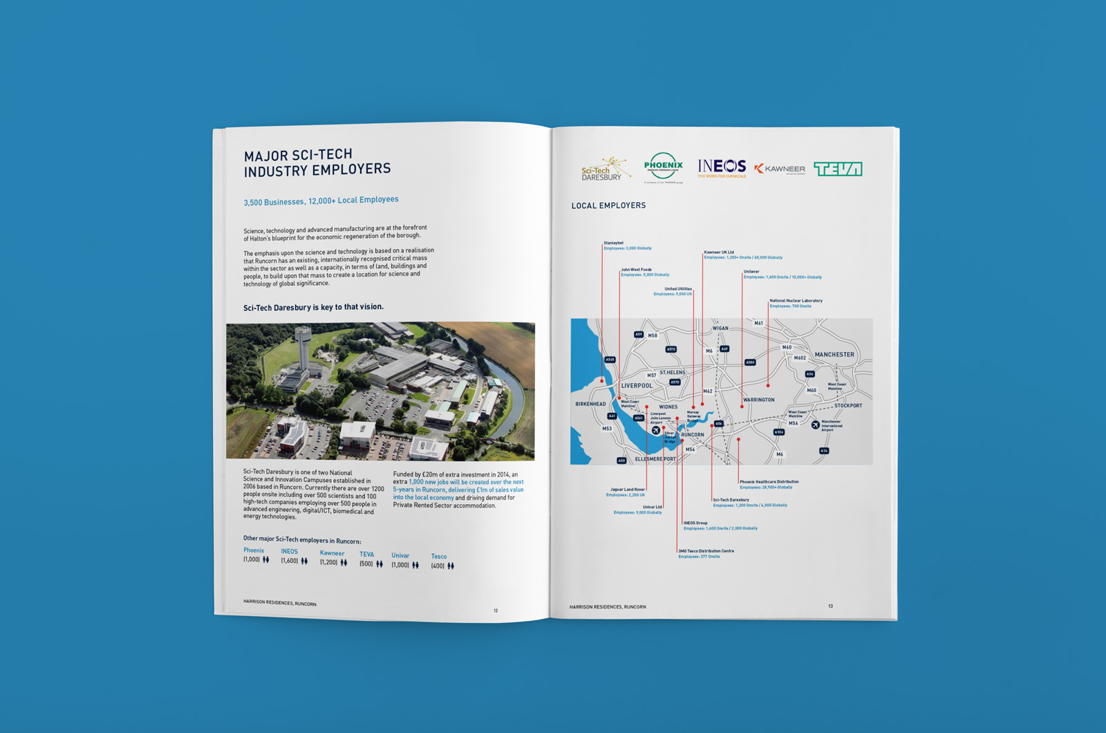 Harrison Residences brochure spread 04 - Runcorn employment map