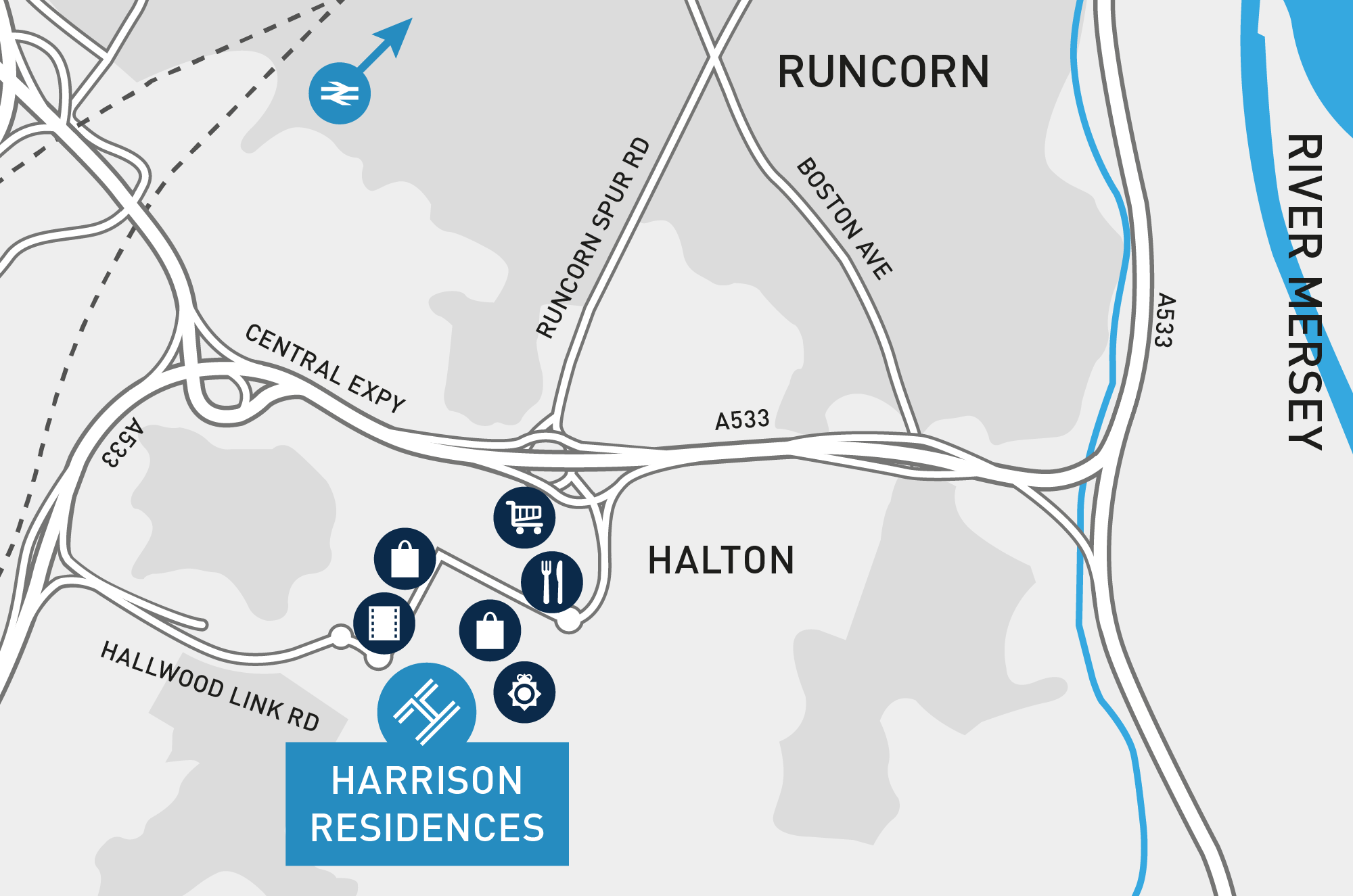 Harrison Residences - Local area map